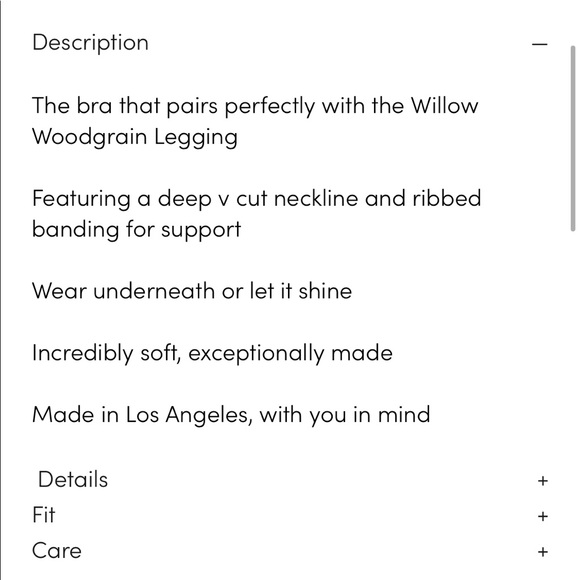 Avocado Clothing - Willow WoodGrain Deep-V Bra - Picture 4 of 8